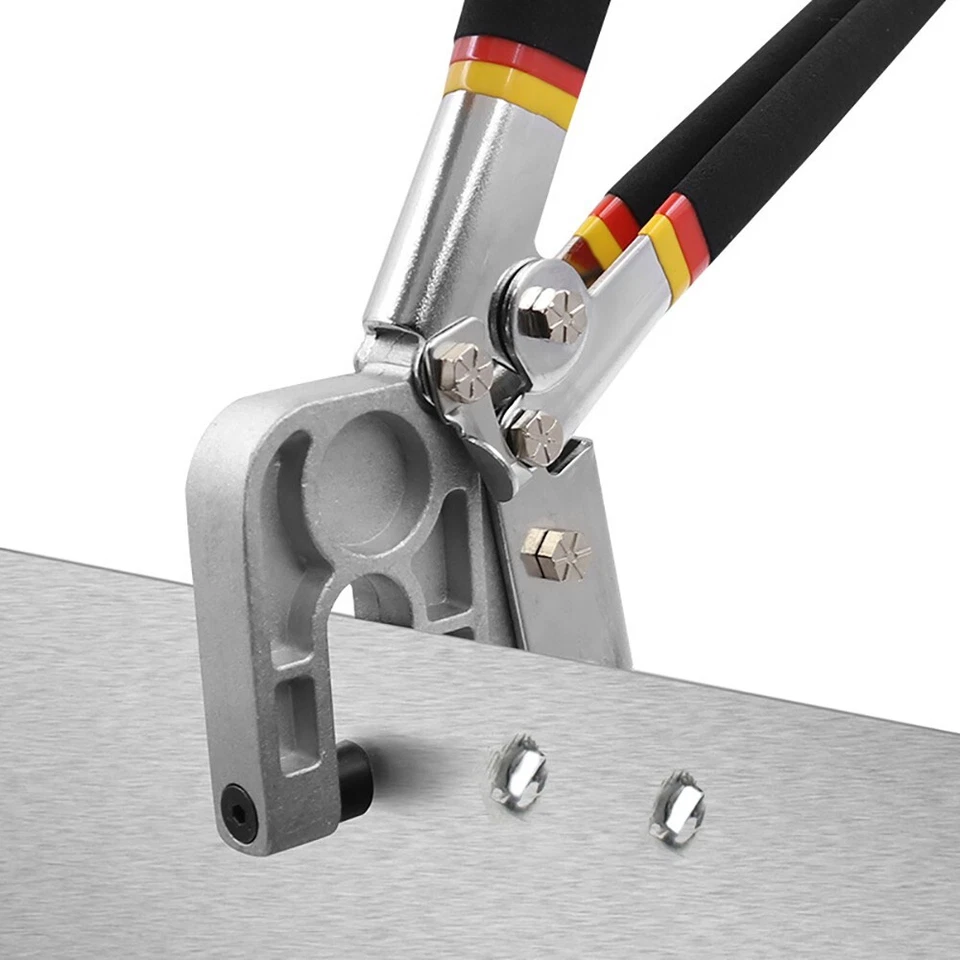 10.35” Light Steel Keel Clamp Punch Fastening Forcep Flat Mouth Metal Plier - Image 1 of 4