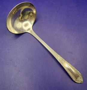 International COTILLION 1937  Wm Rogers Silverplate Gravy Ladle 6 1/8" Flatware - Picture 1 of 4