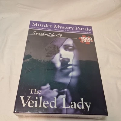 Agatha Christie The Veiled Lady Murder Mystery Puzzle 1000 Pieces New Sealed - Image 1 of 4