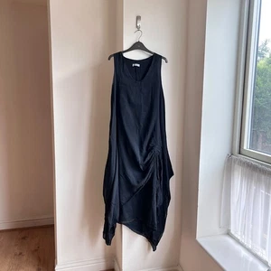 Vintage Whimsygoth Maxi Dress Subversive Balloon Parachute Hem Lagenlook M L - Picture 1 of 16