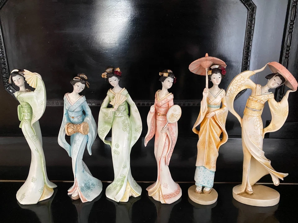Geisha, japanische Figuren, Sammlung, Asien - Bild 1 von 4