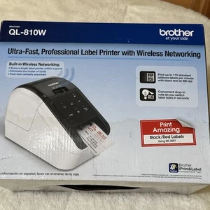Brother Desktop Direct Thermal Printer Two-color Label Print USB QL810WC - Picture 1 of 5