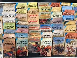 Lot de 111 Livres Albert Bonneau Tallandier Catamount Western TBE - Picture 1 of 17