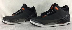 Nike Air Jordan 3 Retro Sneakers Mens 8.5 Fear Pack Grey CT8532-080 - Picture 1 of 9