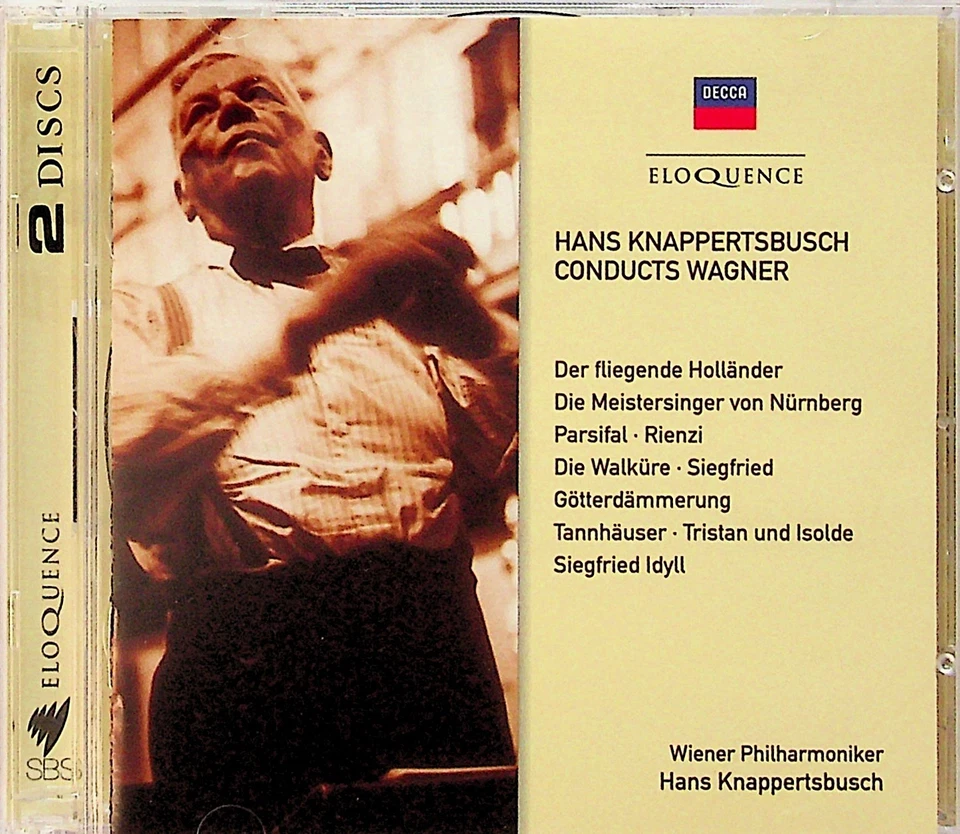 Hans Knappertsbusch Conducts Wagner 2-CD-Wiener Philharmoniker (Decca Eloquence) - Image 1 of 3