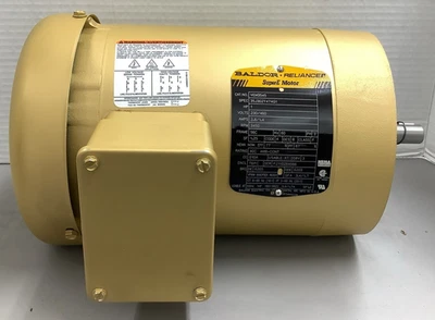 Baldor Reliance VEM3545 Super-E Motor 1HP 3-Phase 3600RPM (R44) - Image 1 of 4