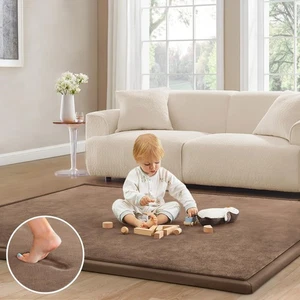 Baby Play Mat 1.2" Thick Memory Foam Nursery Rug Area Rug, 4’11” X 3’28” Yoga... - Picture 1 of 7