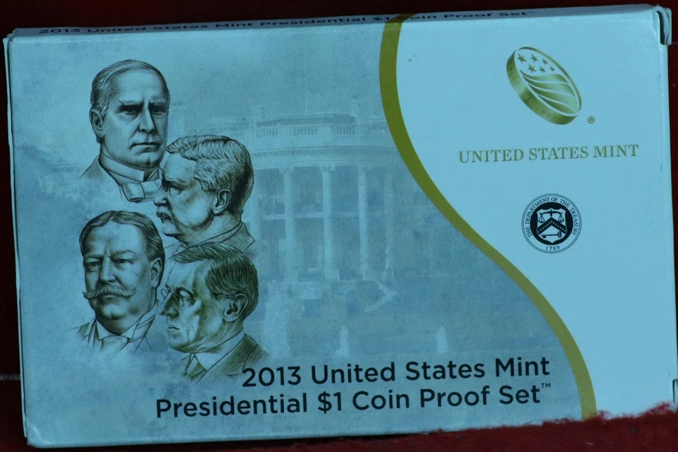 Uncirculated 2013 United States Mint Presidential $1 Coin Proof Set - Image 1 of 1