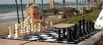MegaChess Giant Plastic Chess Set with an 8" King - Image 1 of 4