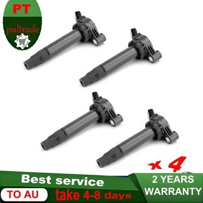 4PCS 90919-02244 Ignition Coils UF333 For Toyota Camry RAV4 Toyota Avensis AU - Image 1 of 4