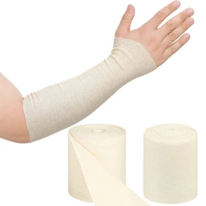 2 Rolls Cotton Stockinette Tubular Bandage 11 Yard Comfortable Arm Stockinett... - Picture 1 of 7