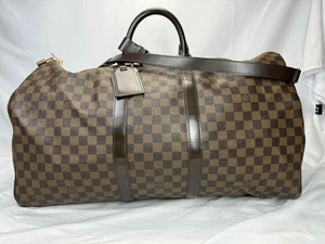 Louis Vuitton Damier Ebene Keepall Bandouliere 55 Duffle SPB-TS 348221 - Bild 1 von 20