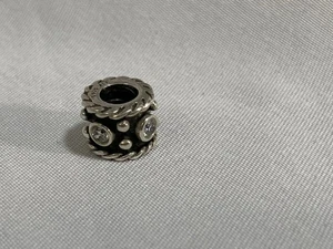 Pandora Moments Clear Oxy Crown Charm/Bead Silver 925 ALE - Picture 1 of 5