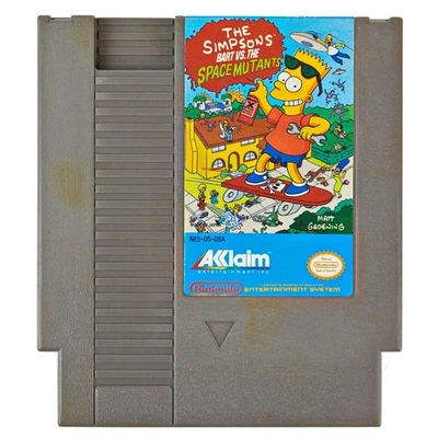 The Simpsons: Bart vs. the Space Mutants (Nintendo NES, 1991) - Apenas carrinho -N - Imagem 1 de 4