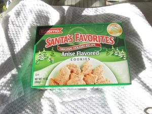 SALERNO SANTA'S FAVORITES ANISE FLAVORED HOLIDAY CHRISTMAS COOKIES 10 oz - Picture 1 of 5