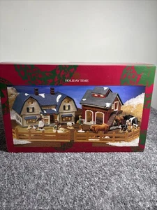 Holiday Time 16 Stk. Country Farm - Vintage Village - Lichter und Kabel enthalten. - Bild 1 von 3