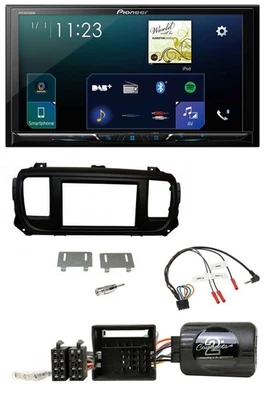 Pioneer Lenkrad Bluetooth USB 2DIN DAB Autoradio für Toyota Proace Citroen Jumpy - Bild 1 von 4