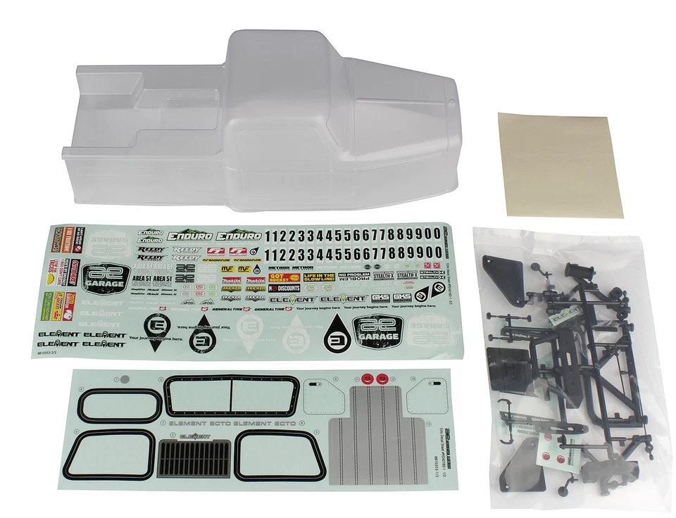 HRP Team Associated Enduro Ecto Body Set Clear - Image 1 of 1
