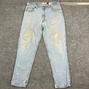 Jeans Levi's Signature 545 uomo 38x34 lavaggio leggero vestibilità ampia abbigliamento da lavoro invecchiato - Foto 1 di 10