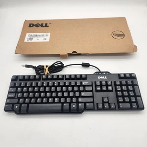 Dell USB Enhanced Slim Black Keyboard SK-8115 – Ergonomic 104-Key Design - Picture 1 of 7