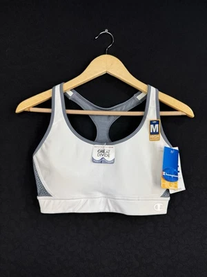 NWT Champion Great Divide White Sports Bra Medium - Image 1 of 3