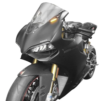 Nuevas señales de giro de bloqueo de espejo retrovisor de bicicleta Rage para Ducati 1199 1199-MBO Foto 1 de 3