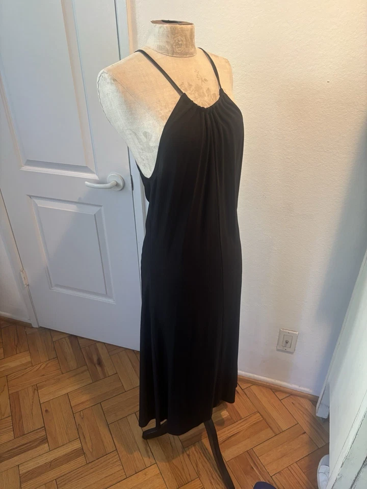 Vestido halter Valentino ROMA con corbata de cuero talla 44/10, mediano  Foto 1 de 4