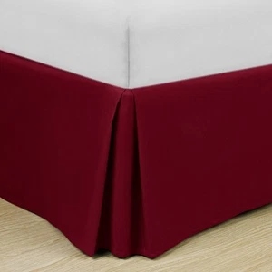 Swift Home Classic Pleated Microfiber 14-inch Drop Bed Skirt - Picture 1 of 45