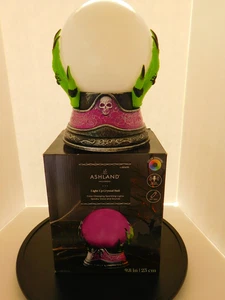 Bola de cristal Ashland iluminada utilería de Halloween sonidos cambio de color - Imagen 1 de 11