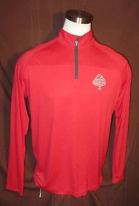 Memphis Redbirds Mens Long-Sleeve 1/4-Zip Shirt, Under Armour, Red, Size L, New - Picture 1 of 9