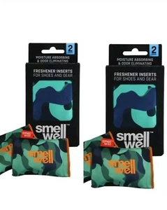 Smell Well Odour Eliminator Eater Boot Sports Shoe Freshener Camo 2x packs - Picture 1 of 2