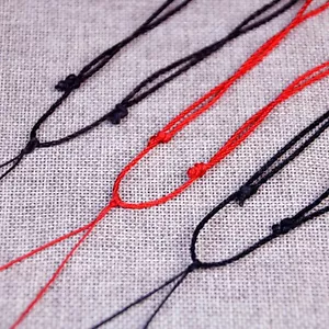 120pcs Chinese Silk Thread Hand Knotted Cord String Pendant Necklace Adjustable - Picture 1 of 12