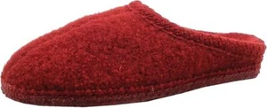 HAFLINGER AS Paprika RED wool Arch Support Slipper  EU 38 39 40 - Picture 1 of 4