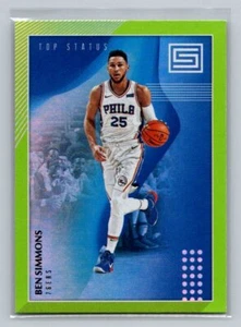 2018-19 Panini Status Ben Simmons #10 Court Vision Green Philadelphia 76ers - Imagen 1 de 2