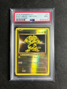 2016 Pokemon XY Electabuzz 41/108 Reverse Holo Evolutions PSA 9 MINT - Picture 1 of 2