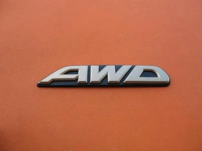 00 01 02 03 04 SUBARU LEGACY OUTBACK AWD REAR LID GOLD EMBLEM LOGO BADGE SIGN #1 - Image 1 of 4