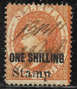 ST LUCIA REVENUE SG F12 USED FISCALLY - Picture 1 of 1