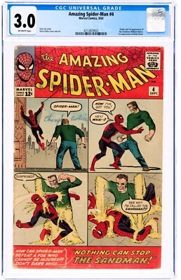 Amazing Spider-Man #4 (Sep 1963, Marvel Comics) CGC 3.0 GD/VG | 4213829002 - Image 1 of 2
