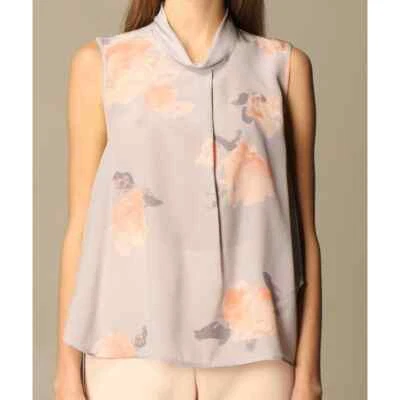 Blusa sin mangas Emporio Armani 100 % seda estampado floral talla 12 nueva con etiquetas $495 Foto 1 de 4