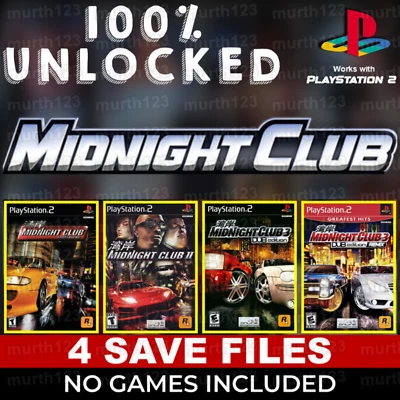 Midnight Club 3 DUB Edition Remix PlayStation 2 PS2 Memory Card Completed Saves - Image 1 of 4