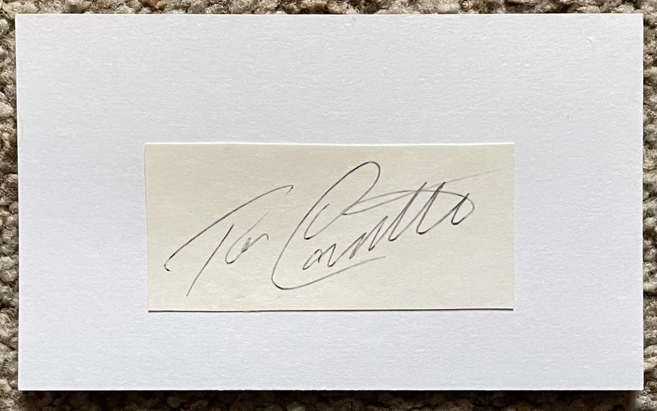 Tom Candiotti 签名剪辑 - 印第安人道奇队首次亮相 1983 - — 第 1/1 张图片