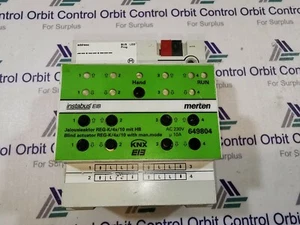  Merten EIB KNX 649804 Jalousieaktor Reg-K/4x/10 mlt HB - Picture 1 of 4