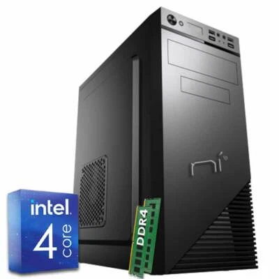Pc fisso Windows 10 pro Intel quad core 16gb ram DDR4 hard disk 1tb WiFi HDMI - Immagine 1 di 4