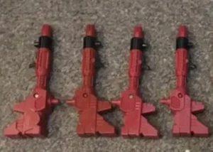 TRANSFORMERS G1 METROPLEX Red Rifle Gun Accessory 1985 Multi Quantity Available - Picture 1 of 1