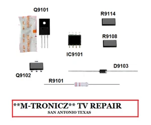   VIZIO  M65-C1 POWER SUPPLY   715G6887-P02-001-002S     REPAIR KIT - Picture 1 of 1