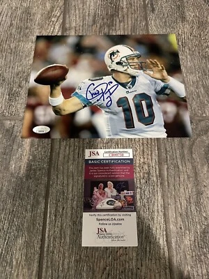 CHAD PENNINGTON SIGNED MIAMI DOLPHINS 8X10 PHOTO AUTOGRAPHED JSA COA AUTO 1 Foto 1 de 2