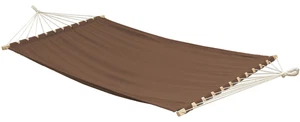 XXL Hängematte braun 2 Pers. 285x120cm 150 KG Matte Hängematten Gartenhängematte - Bild 1 von 12