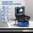 9'' HD DVR Sewer Camera Pipe Inspection Camera 17mm Video Camera Meter Counter