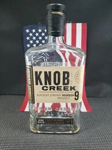 Empty Knob Creek Bourbon Whiskey Bottle w/ top (1 liter) - Picture 1 of 2