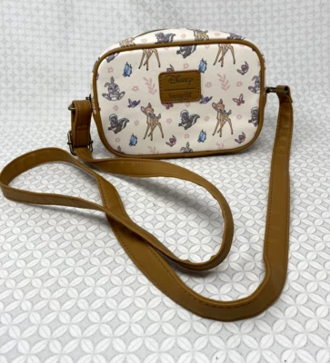 Hot topic Loungefly Disney Bambi & Friends Crossbody Bag Purse Thumper Flower - Image 1 of 4